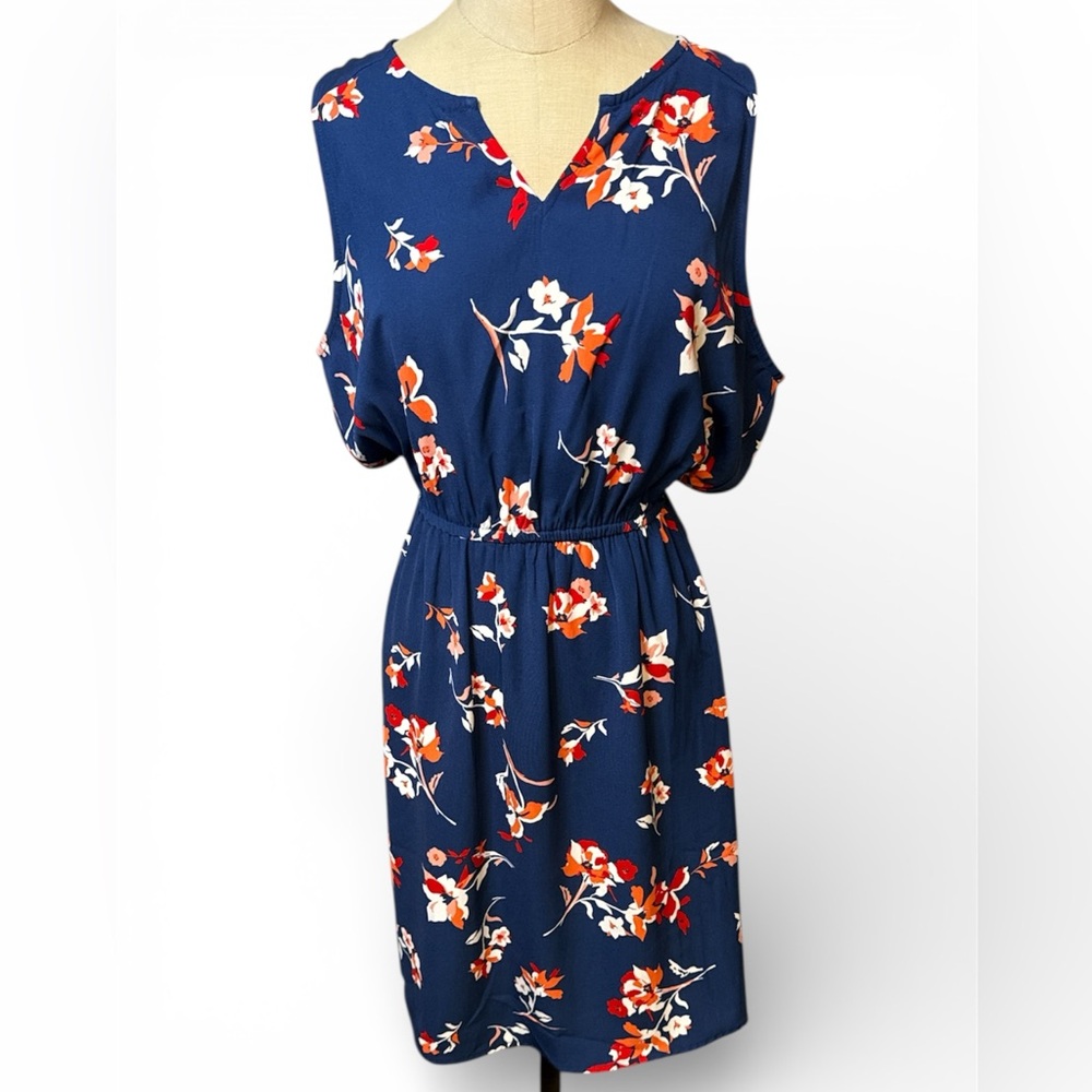 Floral Navy Dress